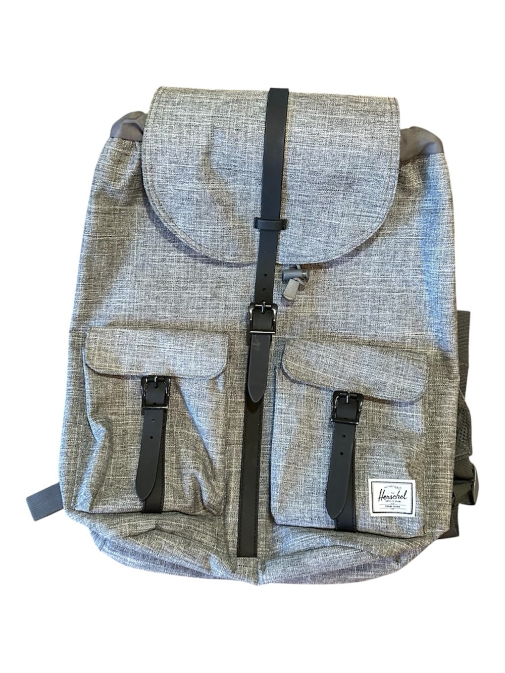 Herschel Supply Company Gray Canvas-Buckle Backpack